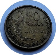 FRANCJA - 20 FRANKÓW 1951 - A11
