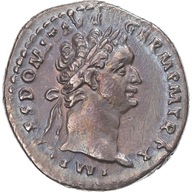 Moneta, Domitian, Denarius, 92, Rome, AU(50-53), S