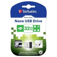 Pendrive Verbatim Store 'n' Stay NANO 32 GB USB 2.0 černý