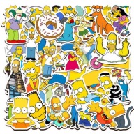 Sada samolepiek The Simpsons Simpsonovci Nálepky - 50 kusov