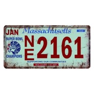 Dekoratívna tabuľa Plech Massachusetts EN2161