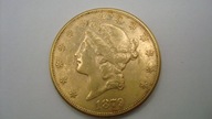 Moneta 20 dolarów USA 1879 S stan 3+