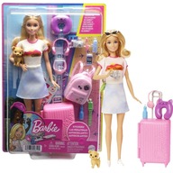 Barbie Malibu Lalka w podróży z pieskiem HYJ18