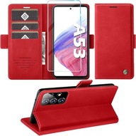 T4536 Flipové puzdro pre Samsung Galaxy A53 5G červené
