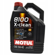 Motorový olej Motul 8100 X-Clean 5 l 5W-40