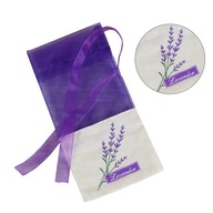 1 Set 12Pcs Portable Fragrance Bags of Lavender (New Style Deep Purple)
