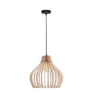 Nowość! Lampa wisząca drewniana Barrel BEC 380