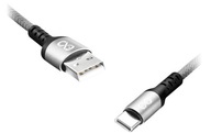 EXC Mobile kabel USB - USB-C BRAID, 1.2M, 3A, szybkie ładowanie, kolor mix