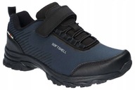 BUTY TREKKINGOWE AMERICAN CLUB NAVY SPORTOWE SOFTSHELL WT126 R 38