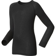 ODLO Warm 104 cm - Spodné prádlo, tričko, čierne KIDS