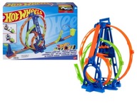 HOT WHEELS TRACK BUILDER GLC96 POTRÓJNA PĘTLA TOR