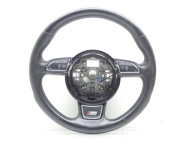 lenkrad Leder SKORZANA MULTI MULTIFUNKCJA AUDI A1 8X S-LINE 8X0419091L