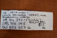 IDEALNE Schläuche+Sensor Unterdruck turbo,Sensor PRZEPUSTNICY PORSCHE 991