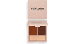 REVOLUTION Face Powder Contour Compact Paleta do konturowania Light