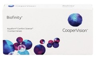 Soczewki Cooper Vision Biofinity 3 szt. + gratis