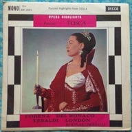 Puccini Tosca Corena del Monaco Tebaldi Decca 1961