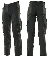 Spodnie robocze STRETCH MASCOT 17179 bardzo elastyczne i lekkie czarne - 52