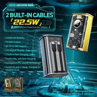 ND38_WK-WP-345_YELLOW WEKOME WP-345 Vanguard Series - Power bank 10000 mAh