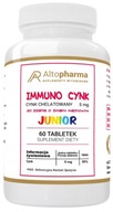 AltoPharma Zinok 5mg Junior 60tab. na sanie Malinová Mineralizácia kostí