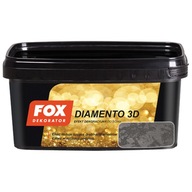 FOX Farba dekoracyjna DIAMENTO 3D CARBON 1L