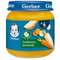 Gerber Príkrm pre deti Jemné zeleninové 4 m+ 125 g