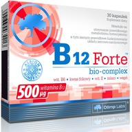 Olimp B12 Forte Bio-complex 30CAP Svalové napätie NECITLIVOSTI BRNENIE