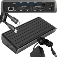 Targus USB-CDV4K DOCK180 Stacja dokująca HDMI DisplayPort USB C Ethernet 4K