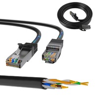 Extralink Kat.5e FTP 0.5m | Patchcord LAN | Miedź Kabel sieciowy skrętka