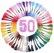 MULINA MULIN HÍMZŐ KÉSZLET 50 db-os SZÍNES HORGOLÓCÉRNA