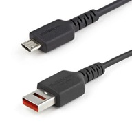 StarTech USBSCHAU1M kabel USB 1 m USB 2.0 USB A Micro-USB B Czarny
