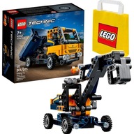 LEGO 42147 TECHNIC WYWROTKA CIĘŻARÓWKA KOPARKA 2w1