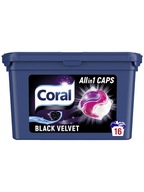 Kapsule na pranie Coral Black Velvet 16 ks DE