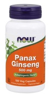 Now Foods Ženšen pravý (panax) 500 mg 100 vc