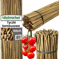 100 szt MOCNE PODPORY KIJE TYCZKI BAMBUSOWE z bambusa 12-14 mm 180 cm