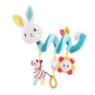 Baby Spiral Pluszowe wiszące zabawki Uroczy, zmysłowy i muzyczny królik z kreskówek