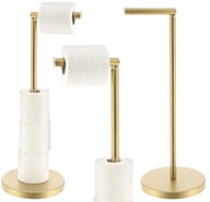 Zlatý stojan na toaletný papier držiak bez vŕtania kov GLAMOUR