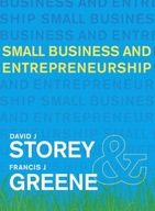 Small Business and Entrepreneurship Storey David