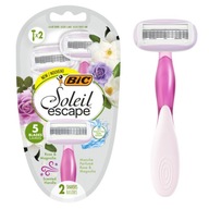 BIC SOLEIL ESCAPE 5 - MASZYNKA DO GOLENIA DLA KOBIET - BLISTER 2 SZTUKI