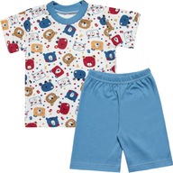 Letné pyžamo pre deti KRÁTKY RUKÁV medvedíka 116