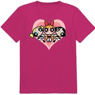 KOSZULKA DZIECIĘCA T-SHIRT DLA DZIECKA ATOMÓWKI POWERPUFF GIRLS 128