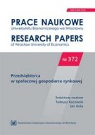 PRZEDSIĘBIORCA W SPOŁECZNEJ GOSPODARCE RYNKOWEJ