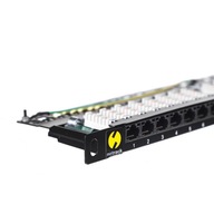 Netrack patch panel 19'' 24-porty kat. 5e UTP, 0,5