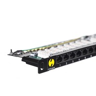 Patchpanel Netrack 104-10 fekete