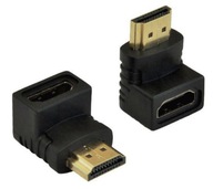 Adapter kątowy HDMI (m) - HDMI (f) 4k Full HD