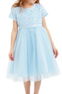 Dievčenské šaty Elisa blue modré, 92