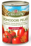 POMIDORY PELATI BEZ SKÓRY W PUSZCE BIO 400 g - LA