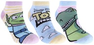 3x Farebné ponožky, členkové ponožky Toy Story 26.5-30.5