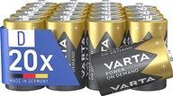 Bateria alkaliczna Varta D (R20) 19 szt.