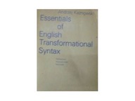 Essentials of English Transformational Syntax -