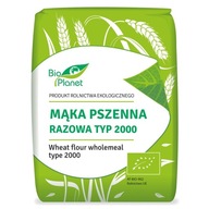 Mąka Pszenna Razowa Typ 2000 1kg Bio Planet - EKO